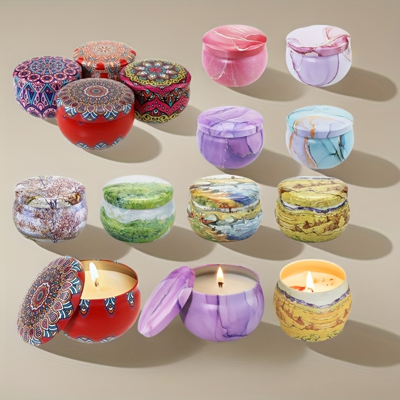 Candle Making Jug - 4Pcs Candy Box Candle Tin Jars