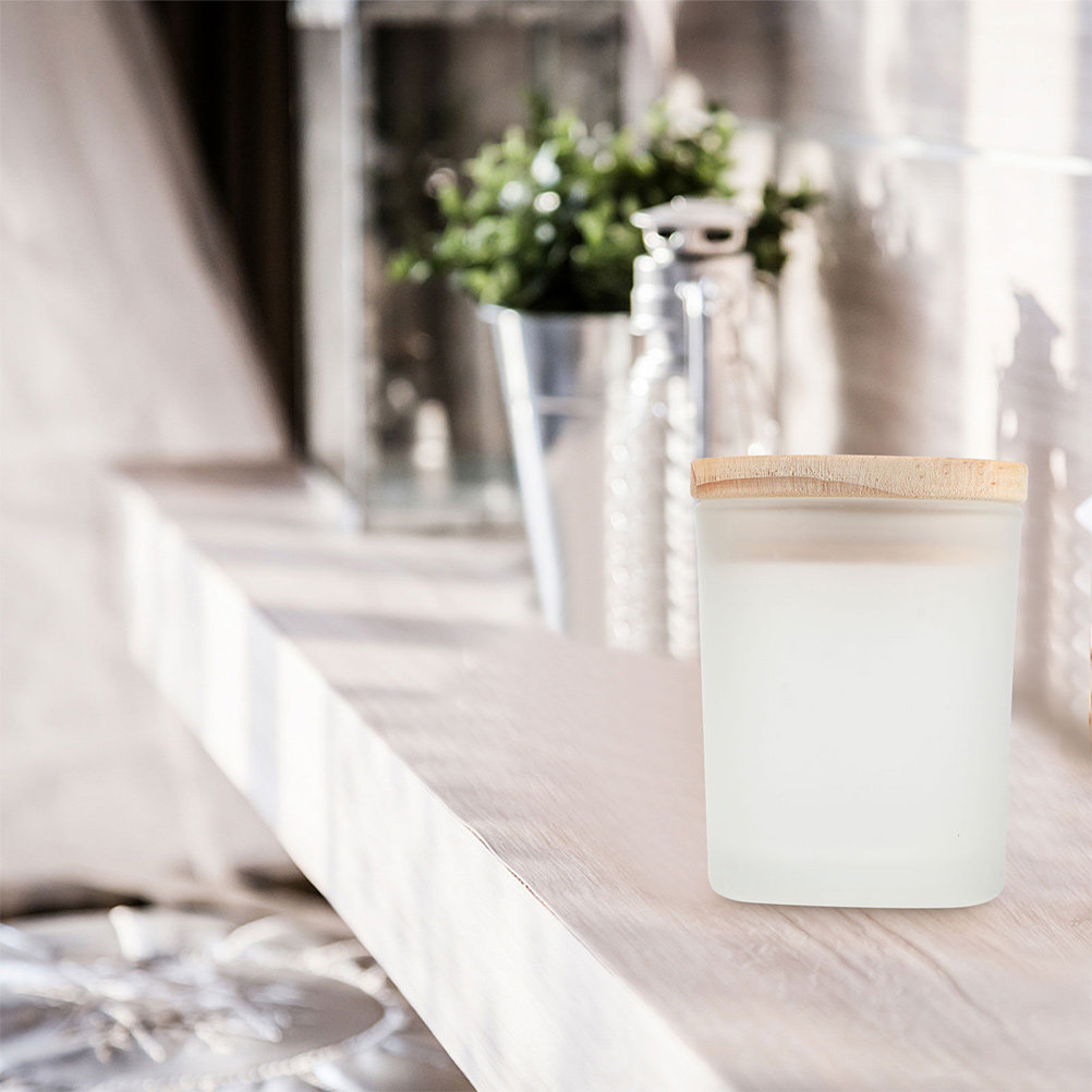 Thick Glass Making Jar with Ru - Candle Making Jars With Lids 评论和价格