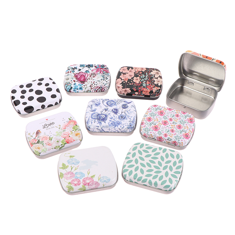 Mini Tin Box Metal Hinged with - Tin Container Lid 评论和价格