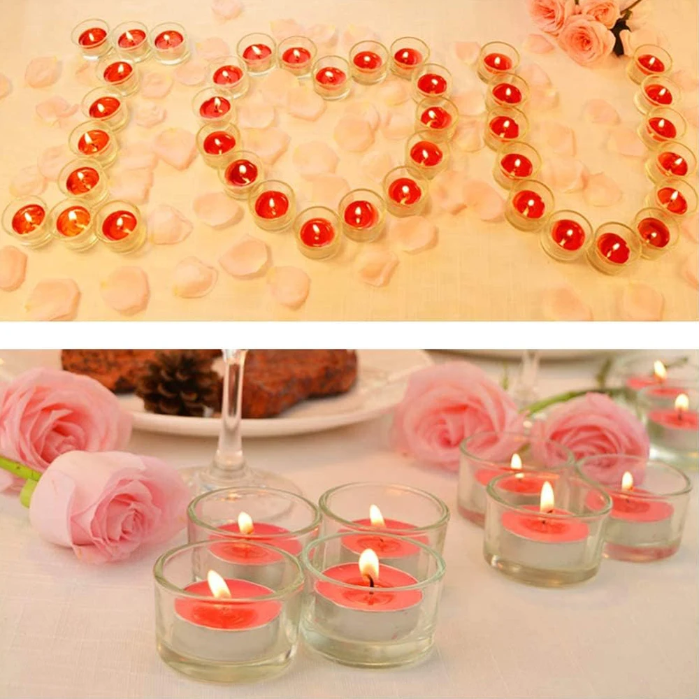 Clear Glass Tealight Candle Ho - Candle Making Jars With Lids 评论和价格