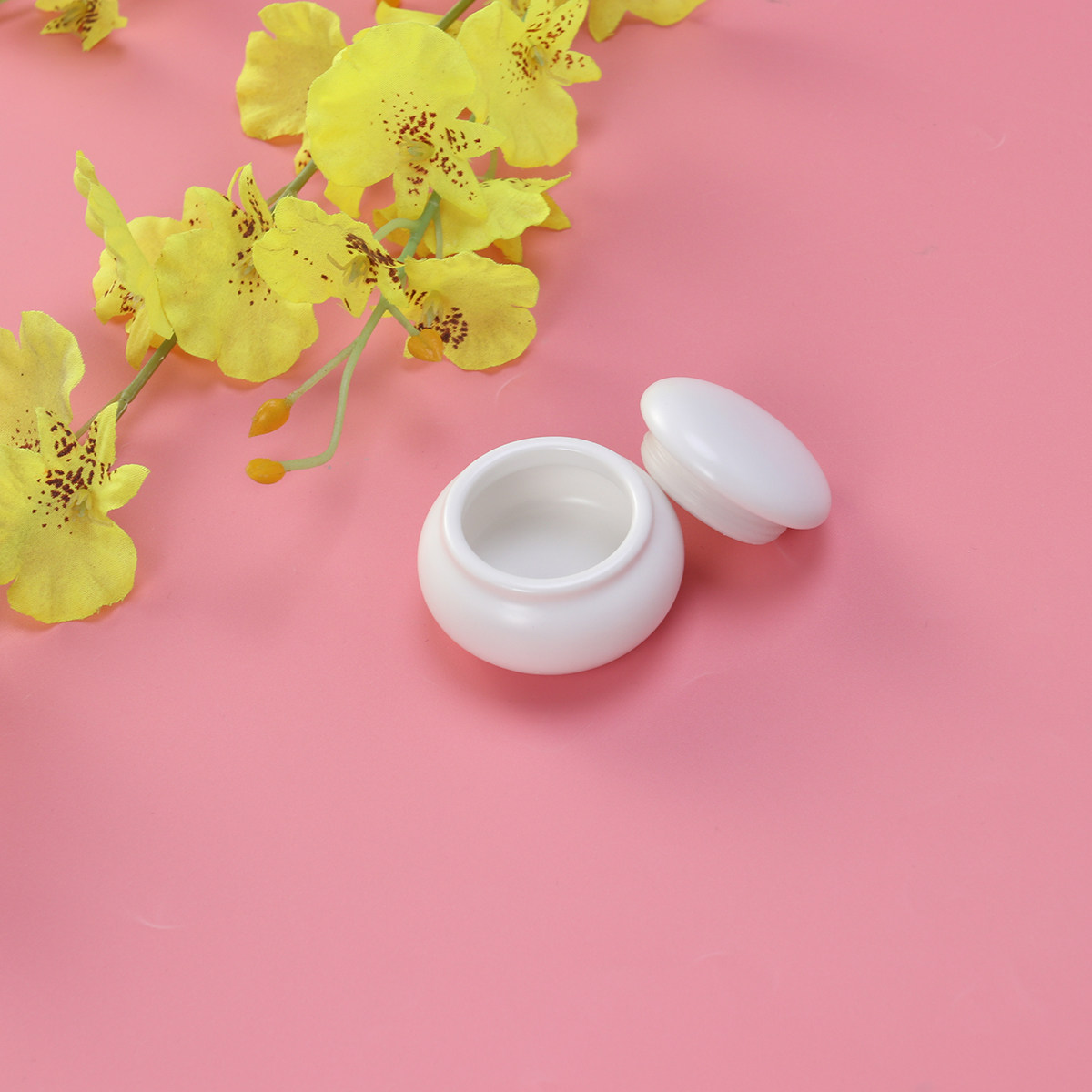 Mini Ceramic Makeup Storage Bo - Tin Container Lid 评论和价格