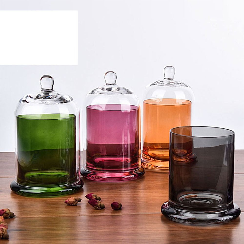Glass Glass Storage Jar Eterna - Candle Making Jars With Lids 评论和价格