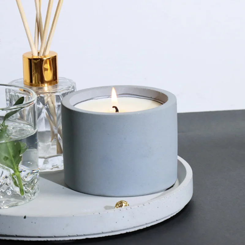 3 Sizes Round Cement Concrete  - Candle Making Jug 评论和价格